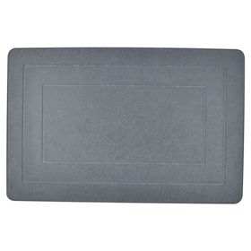 Piso baño Secado rápido gris 39x60 cm