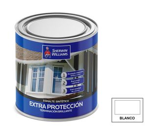 Esmalte sintético 1/4 galón Extra protección Sherwin Williams