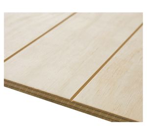 Terciado ranurado noble 7 mm 122x244 cm beige