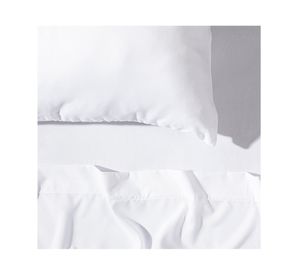 Juego de sábana 1.5 plazas microfibra Lisas blanco