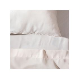 Juego de sábana 1.5 plazas microfibra Lisas crudo