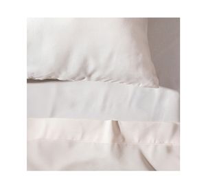 Juego de sábana 1.5 plazas microfibra Lisas crudo