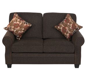 Sofá 2 cuerpos Florida chocolate Cic.