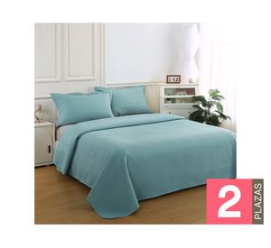 Quilt Atenas aqua 2 plazas
