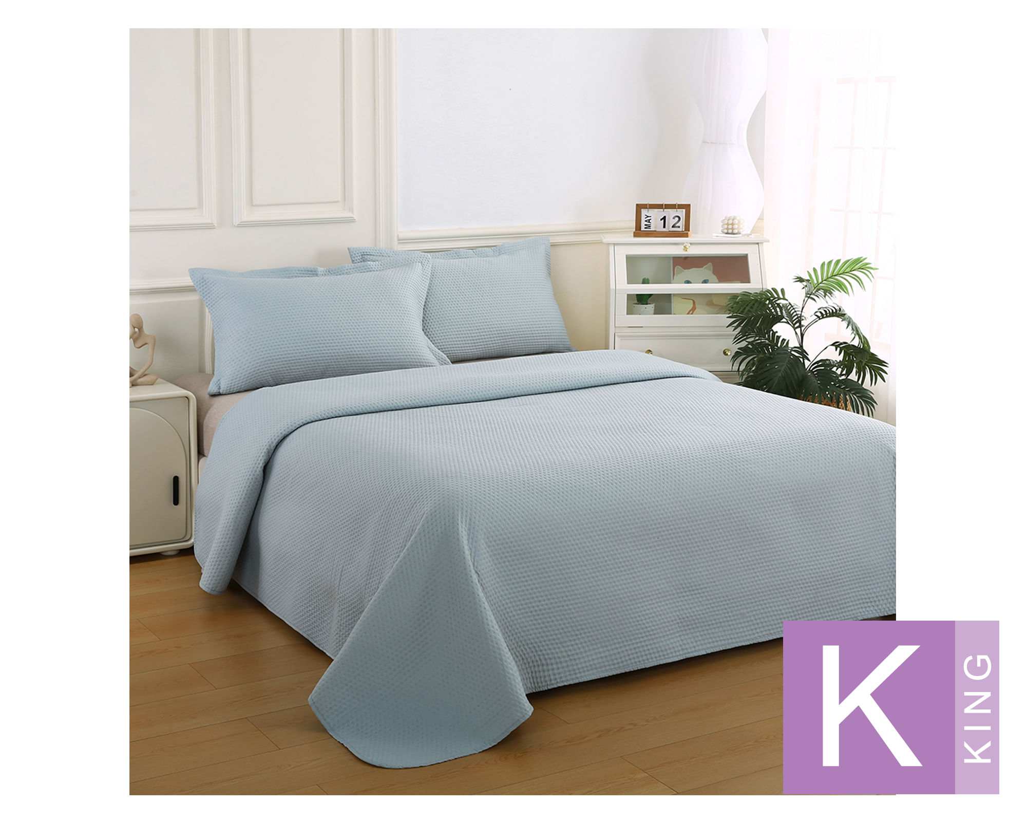 Idetex Quilt Atenas gris king