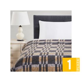 Frazada Térmica gris 1 plazas