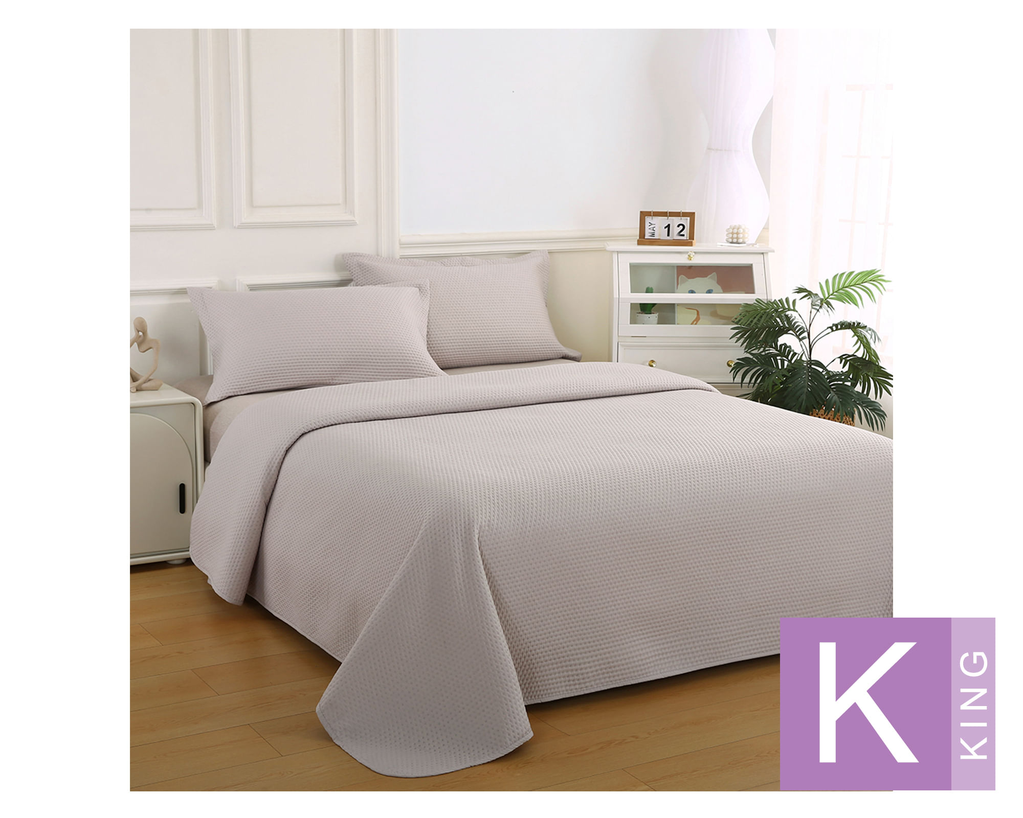 Idetex Quilt Atenas beige king