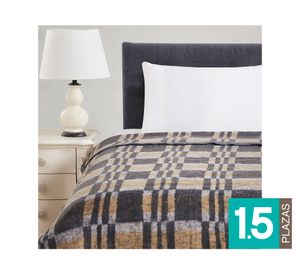 Frazada Térmica gris 1.5 plazas