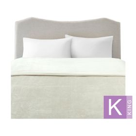 Frazada Flannel beige king