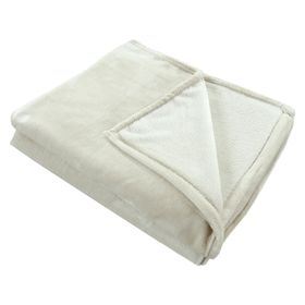 Frazada Flannel beige king