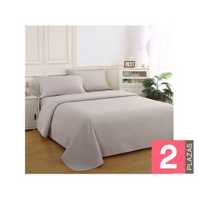 Quilt Atenas beige 2 plazas