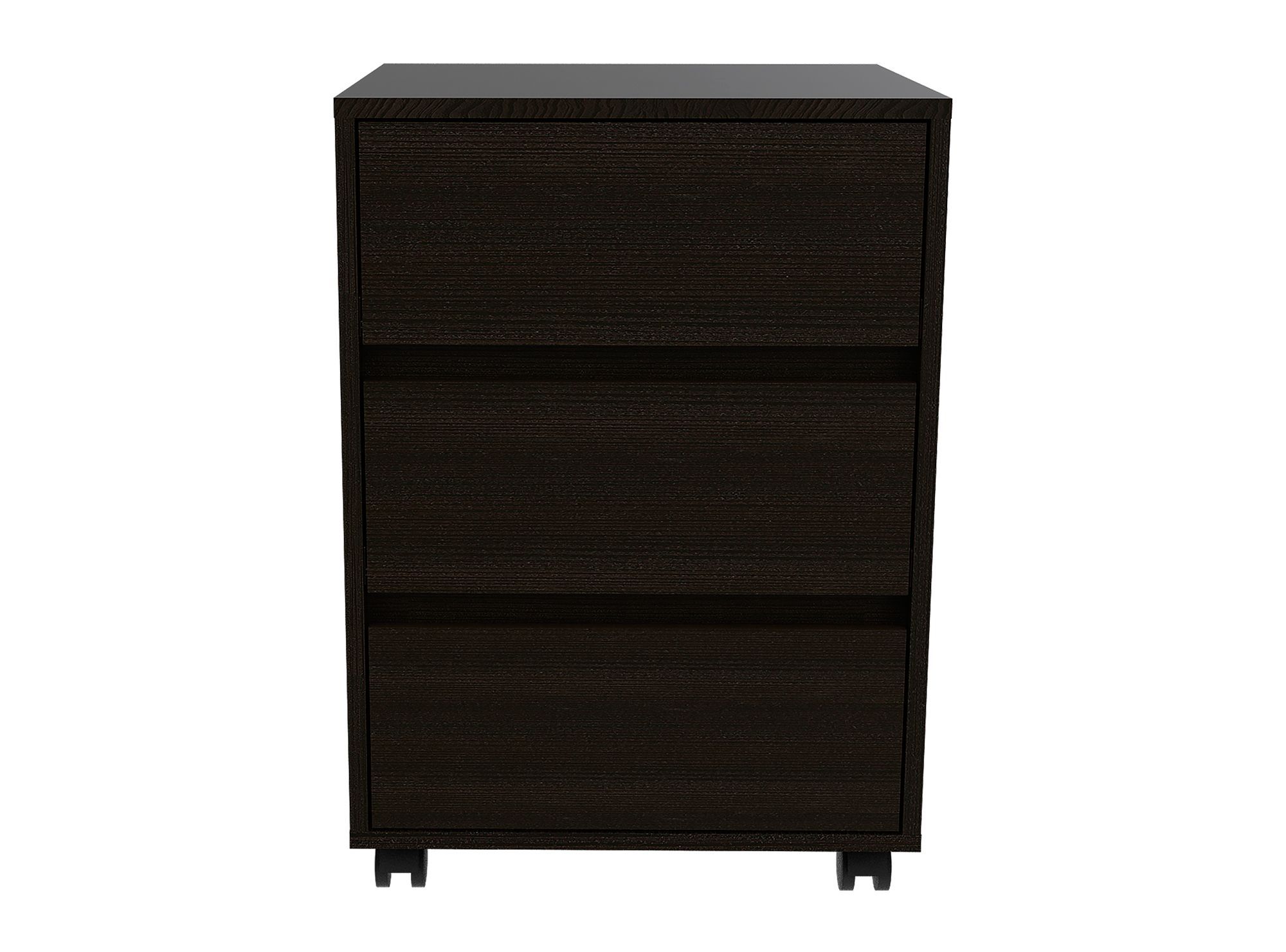 TuHome Cajonera 3 cajones cm Office wengue TuHome