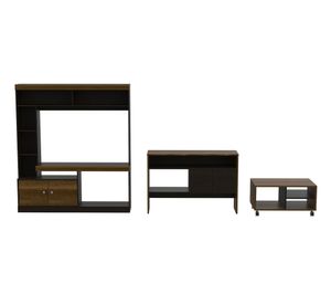 Set TV 55" mesa Classic caramelo wengue