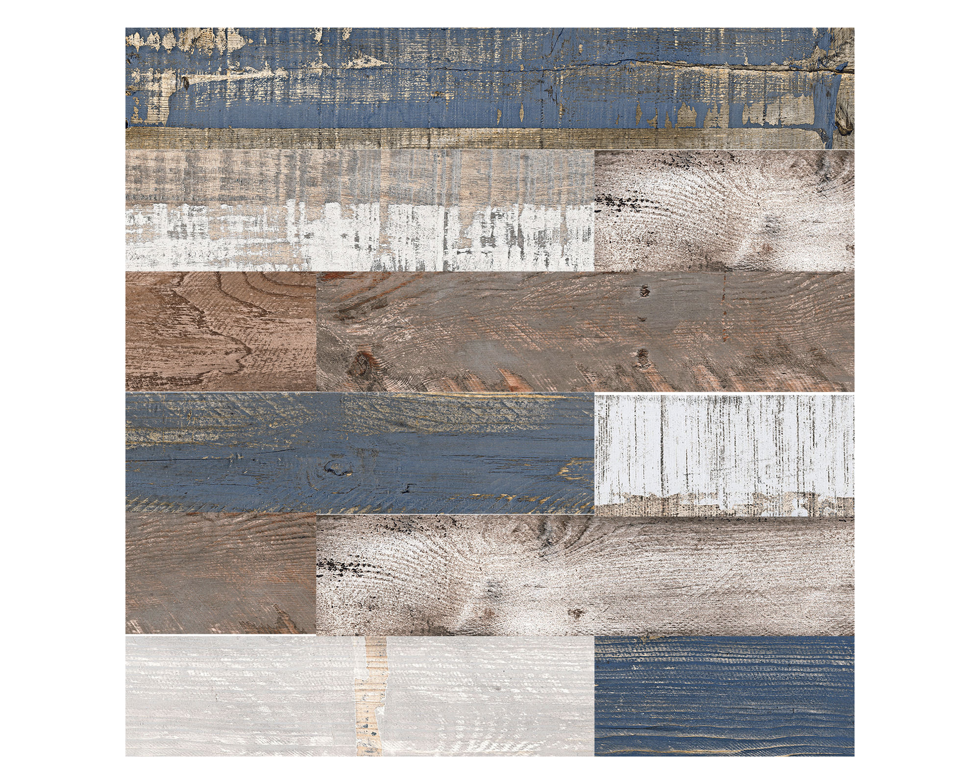 Porcelanato esmaltado 20x120 cm Amazon patina mix 1,2 m2