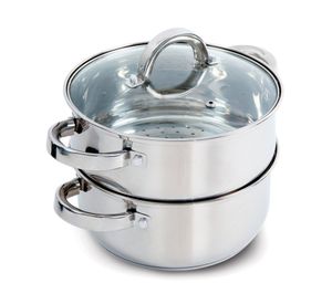 Vaporera Sangerfield Acero inoxidable Plateado 3 Piezas 2.8 Litros