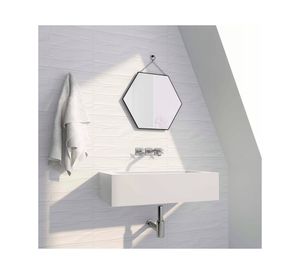 Cerámica para muro Ice Deco blanco 30x60 cm 1.44 m2