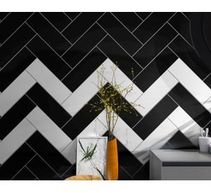 Cerámica muro Ice Colors negro 8.8 mm 1.2 m2