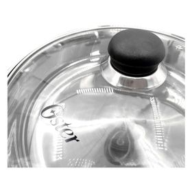 Batería Cocina Rametto Acero inoxidable Plateado 8 Piezas 6.5 Litros