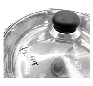 Batería Cocina Rametto Acero inoxidable Plateado 8 Piezas 6.5 Litros