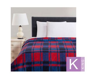 Frazada térmica azul king