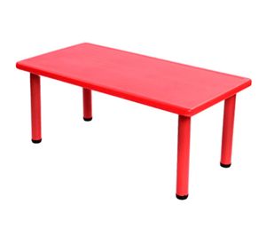Mesa infantil rectangular rojo Talbot