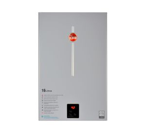 Calefont tiro natural 16 litros gas natural Prestige Blanco Rheem