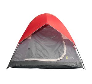 Carpa 2 personas Newport II gris/rojo National Geographic