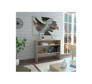 Mesa de centro TV 40'' + rack extensible + arrimo Beijing rovere TuHome