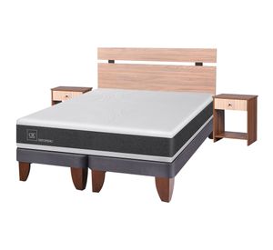 Cama europea 2 plazas Ortopedic base dividida + set Olmo Cic