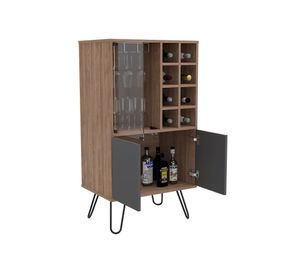 Rack TV 55'' + bar + buffet + mesa de centro Vassel miel/plomo TuHome