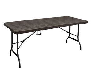 Mesa plegable 180 marrón Northwest