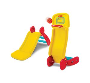 Resbalín + aro de básquetbol 2 en 1 Fisher Price