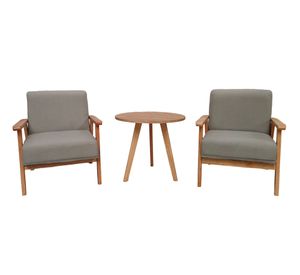 Set terraza 2 personas Nature gris El Barco