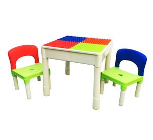 Mesa entretenida + 2 sillas Kidscool.