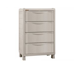 Cajonera 4 cajones taupe Rimax