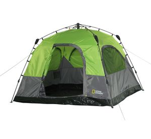 Carpa autoarmable 4 personas verde National Geographic