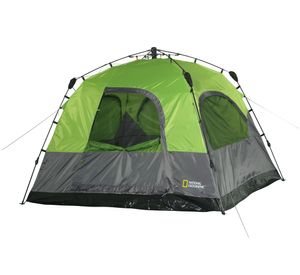 Carpa autoarmable 4 personas verde National Geographic