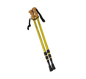 Bastón trekking Mapamundi amarillo 2 unidades National Geographic