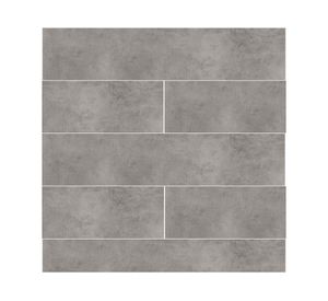 Piso vinílico SPC 22.9x122 cm Flow gris 2.235 m2