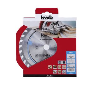 Disco sierra circular 190x20 mm 30 dientes KWB