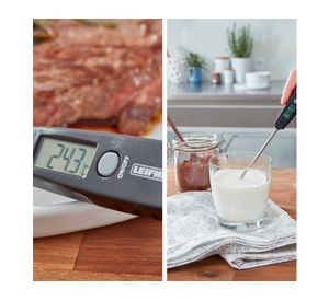 Termómetro digital universal negro