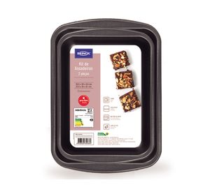 Asadera rojo 2 piezas Brinox.