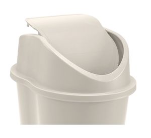 Basurero vaiven 10 litros taupe Rimax.