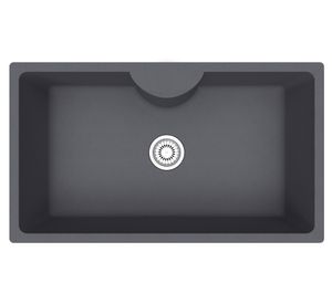 Lavaplatos Deluxe Túnez gris grafito 22x78x45 cm