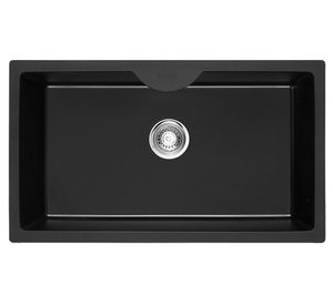 Lavaplatos Deluxe Túnez Nero negro 22x78x45 cm