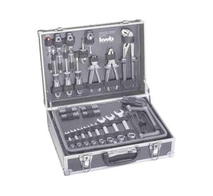 Caja herramientas 199 piezas KWB