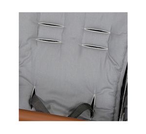 Cubre coche algodón gris 76x35 cm