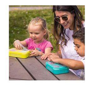 Contenedor comida + tenedor Bento lima Bbluv