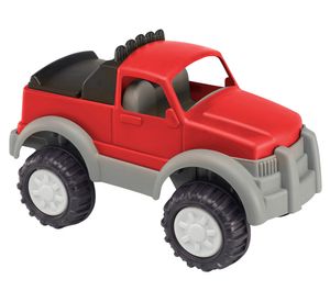 Camión juguete plástico rojo
