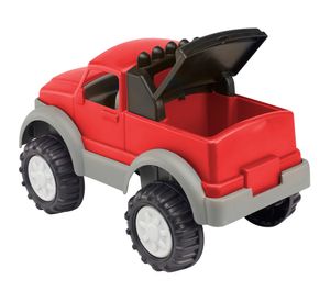 Camión juguete plástico rojo